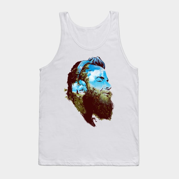 Beard Forest Tank Top by kookylove